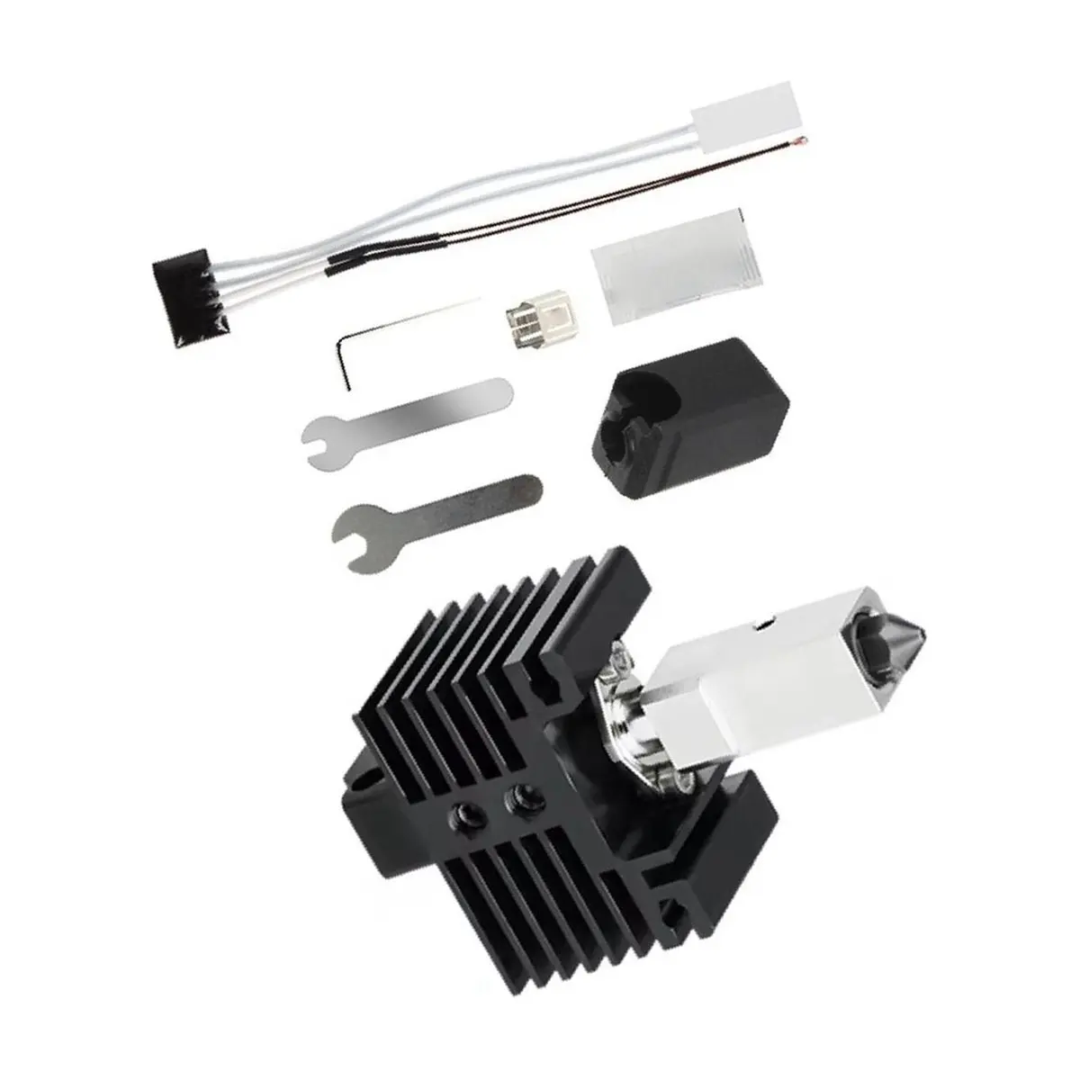 HDL Upgrades V2 Hotend Kit for Bambu Lab P1P X1 P1S X1C 0.4mm Hot End Thermistor Bimetal Throat Hardened Steel Parts