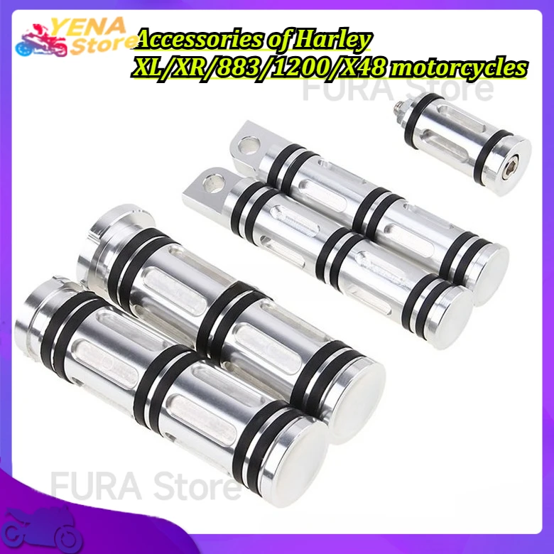 

Suitable for the footrest front and rear studs and handlebar accessories of Harley XL/XR/883/1200/X48 motorcycles