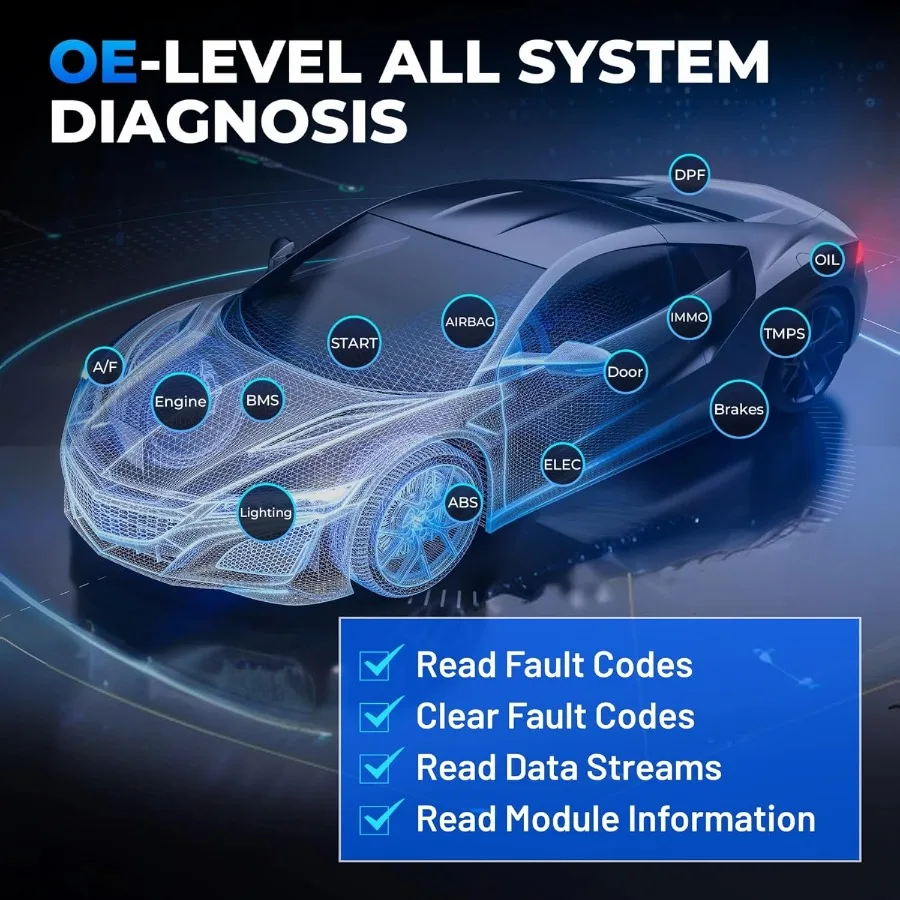 ArtiDiag600 Pro OBD2 スキャナー診断ツール、全システム対応コードリーダー、9つの必須メンテナンス機能搭載アップグレード版