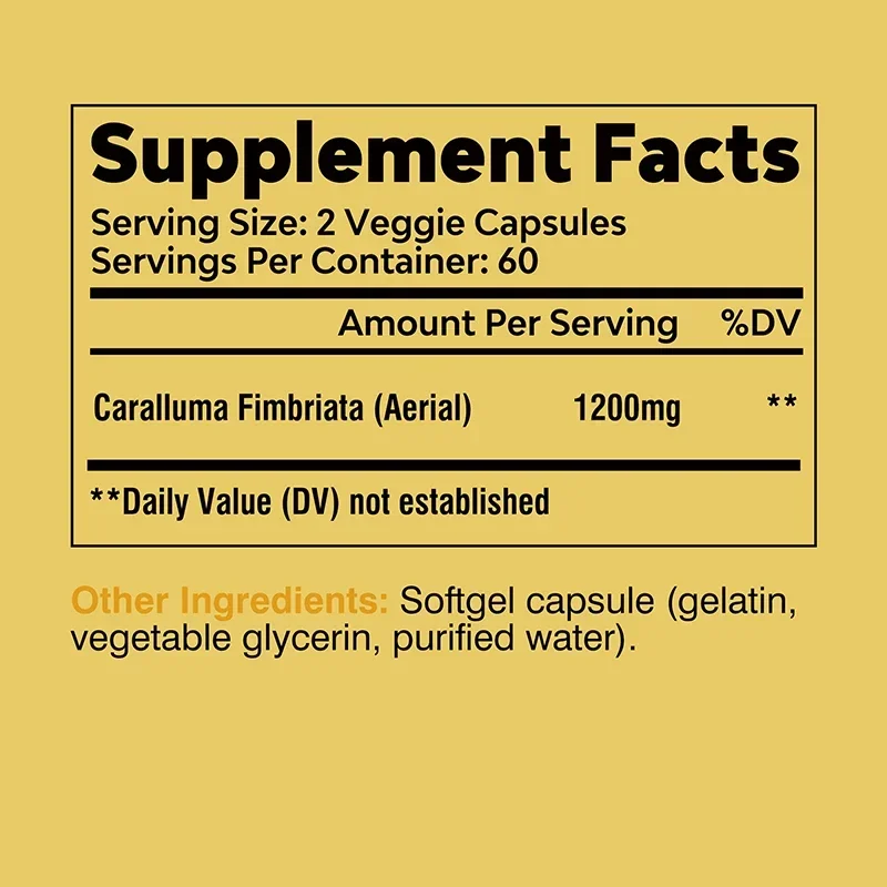 Caralluma Fimbriata - Suppress Appetite, Relieve Hunger, and Increase Endurance