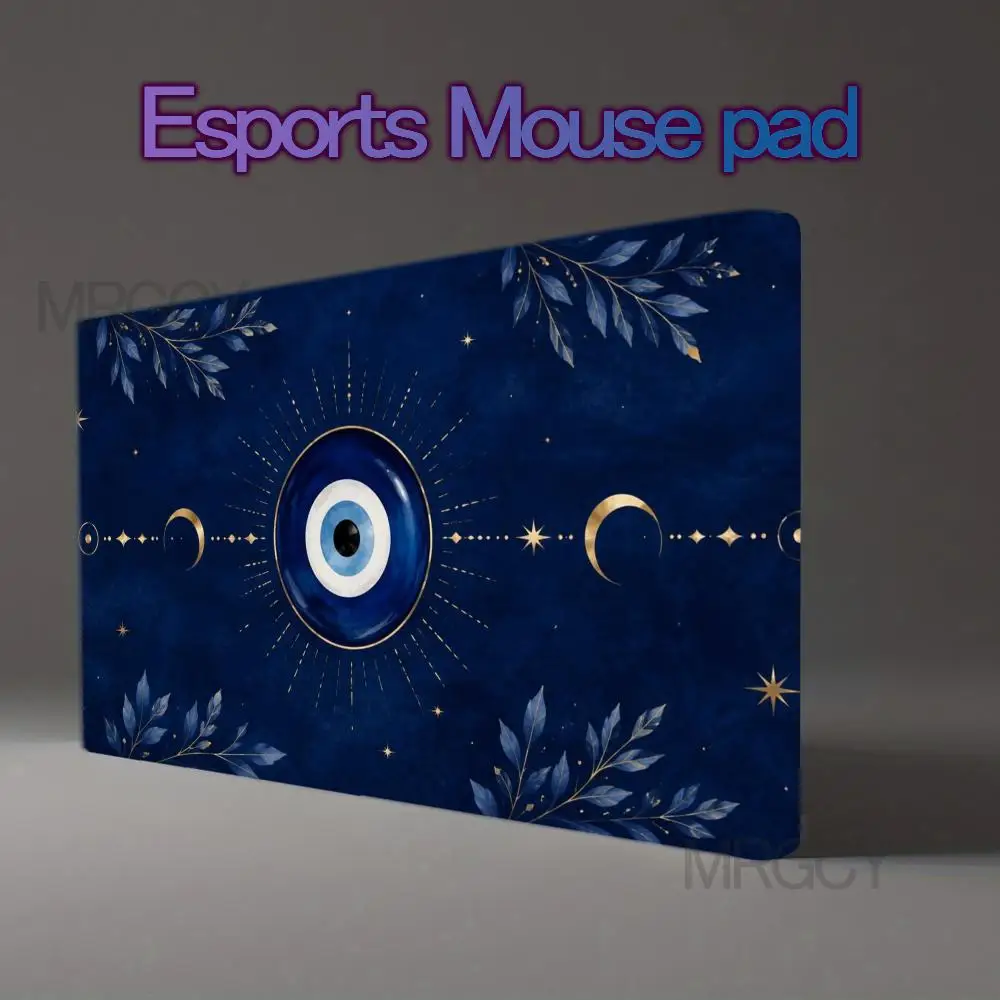 Evil Eye Mouse Pad Large Office Gaming Table deskMat Rubber Anti-slip Mousepad Office PC accessories mat XXL Desk decoration