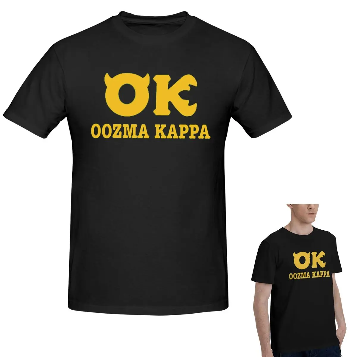 

100% Cotton Squishy Oozma Kappa OK T-Shirt Men's Funny Oversized T Shirt Men Round Neck Summer Shirts Tops S-6XL