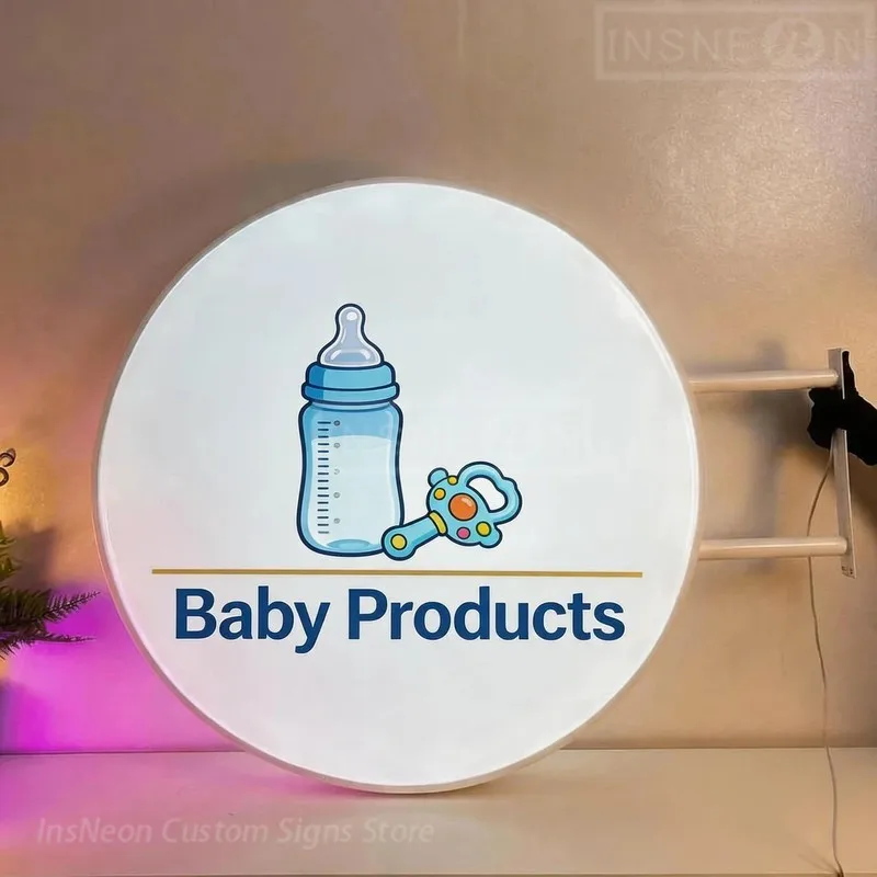 custom-baby-products-round-led-light-box-sign-backlit-illuminated-acrylic-panel-wall-mount-logo-sign-for-shop-advertising