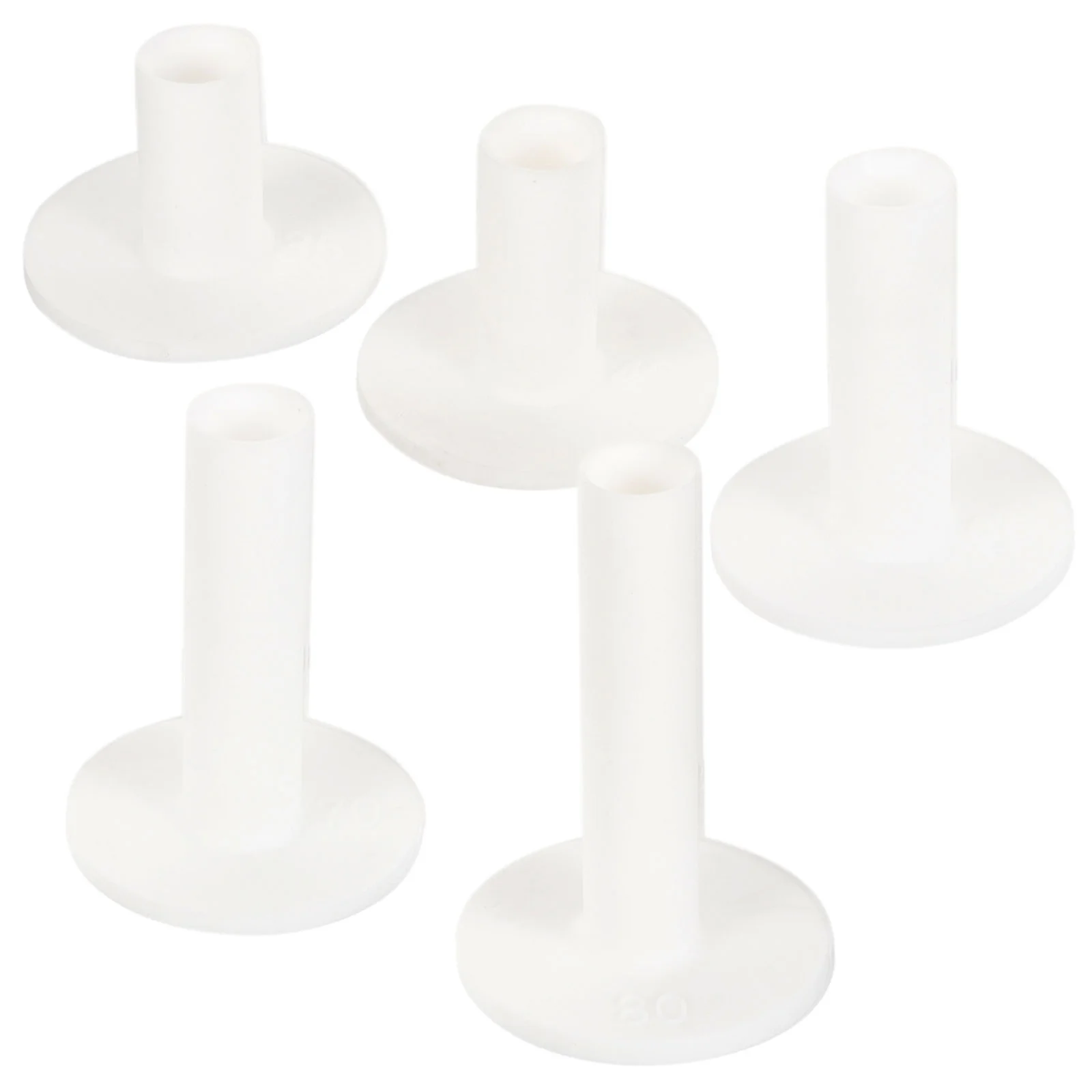 

5 Pcs Golf Pins Balls Wear-resist Tees Golfs Outdoor Holder Silica Gel Holders Silicone Stands Practice Mat