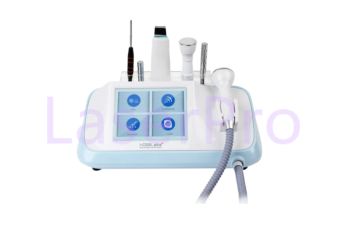 高品質 ICOOL 6-IN-1 多機能美顔器 スキンケア フェイスディープクレンジング 引き締め マイクロカレント 超音波美容機器