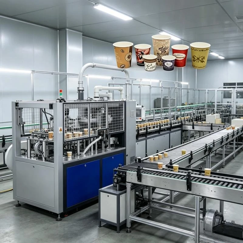 Fuyuan Cheap Tea Paper Cup Making Machine Automatic Paper Cup Machine Cup Paper Printing Machine