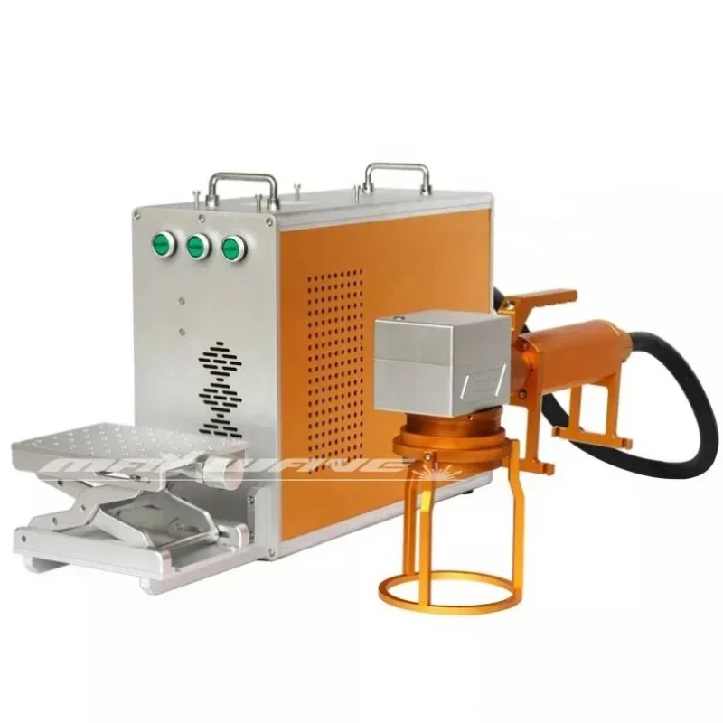 

50W 2in1 Fiber Laser Marking Machine Laser Engraving Marker Metal Rust Removal Removing graffiti 6 mode marking
