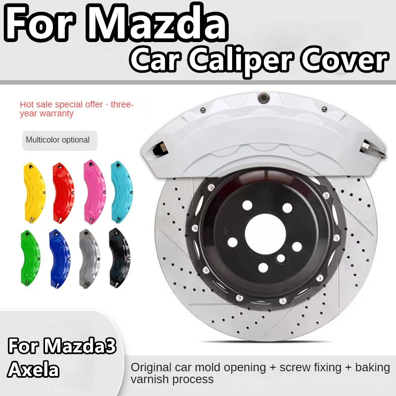 For Mazda Mazda3 Axela Brake Caliper Cover Front Rear Wheel Modification Kit Fit 1.5L 2.0L 2014 2016 2017 2019 2020 2021 2022