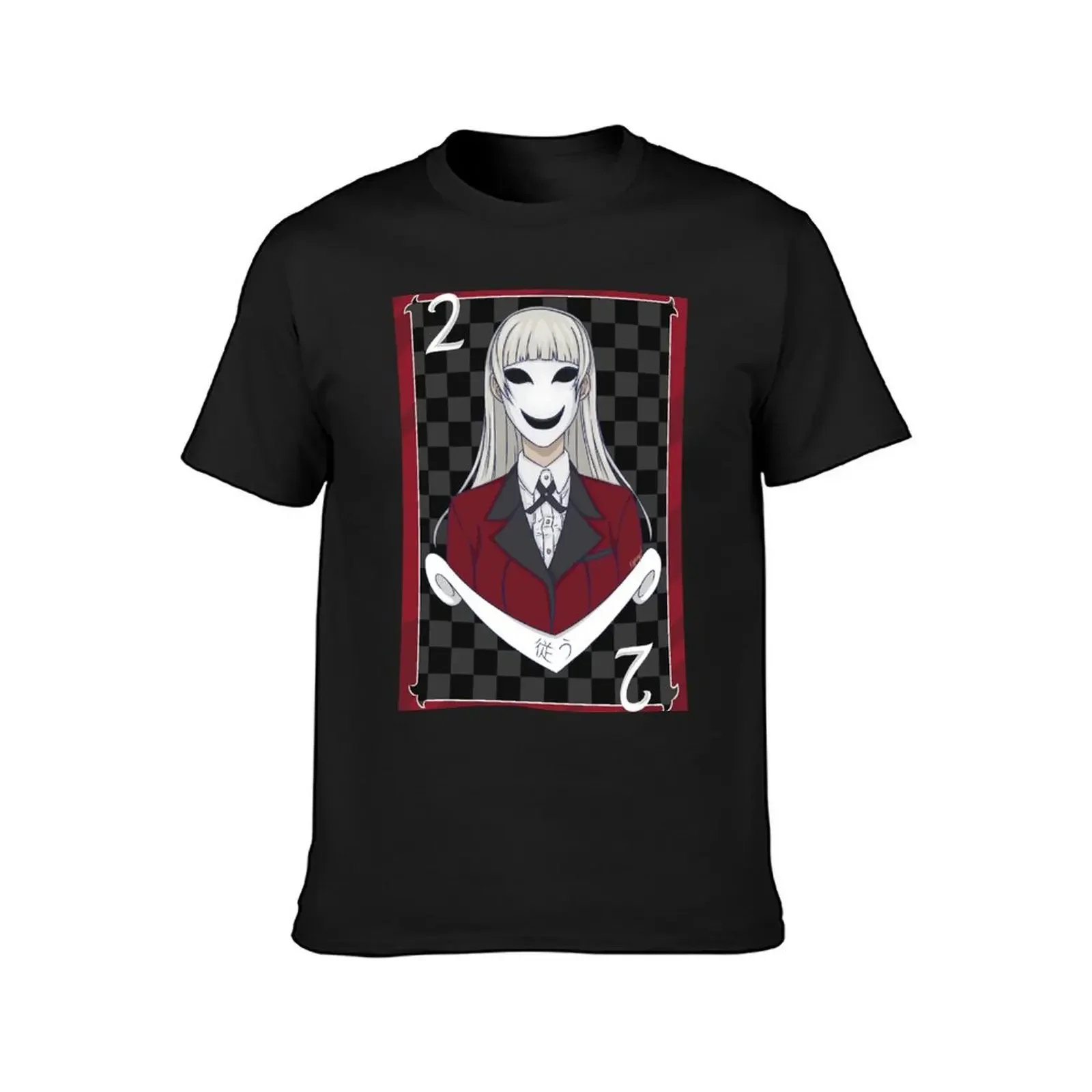 Kakegurui - VP Ririka 2 Card T-Shirt shirts graphic tees rapper graphic tees valentines clothes sweat men clothes