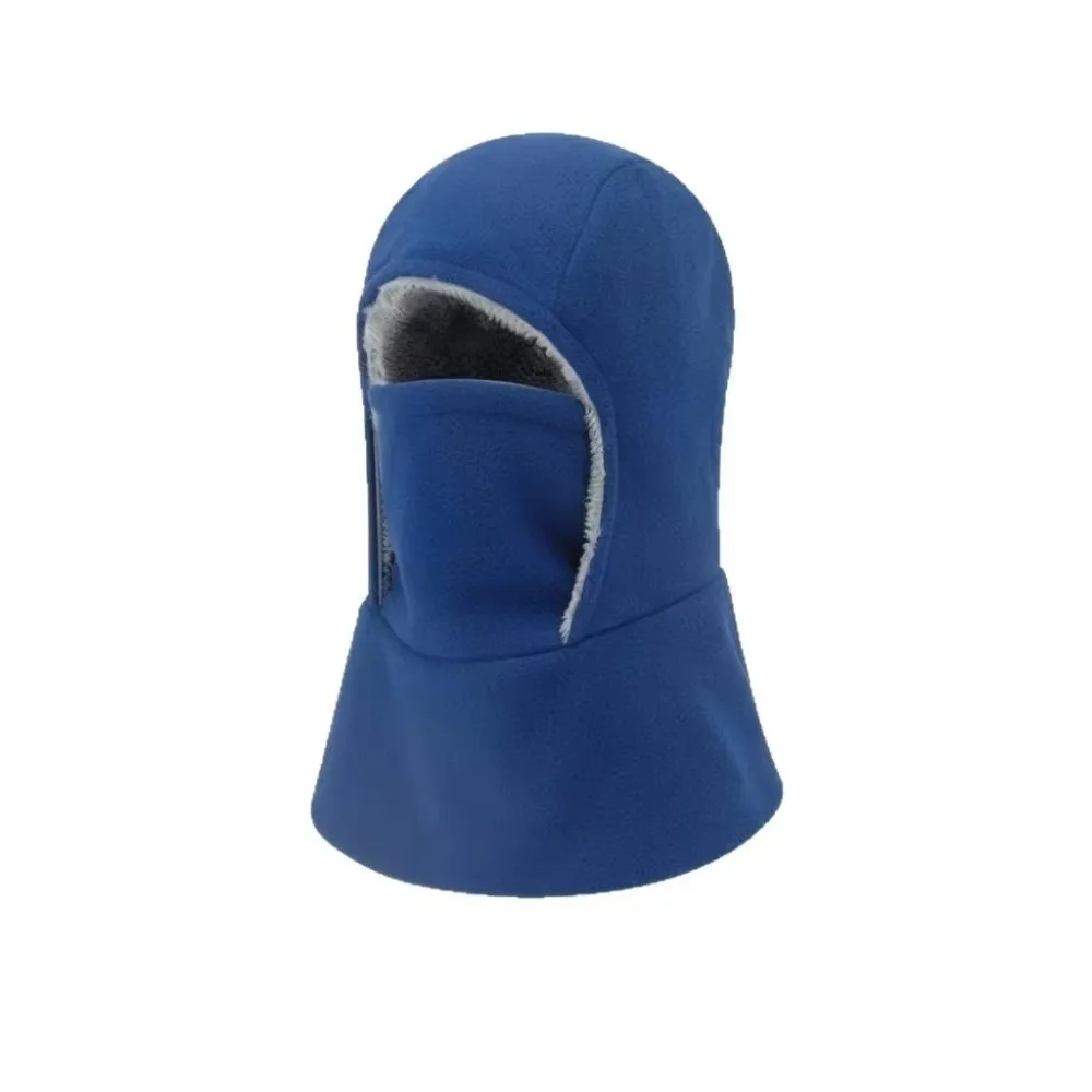 Unisex Windproof Balaclava Hat Adjustable Zipper Design Cycling Mask Fleece Liner Windproof Ski Mask Cycling