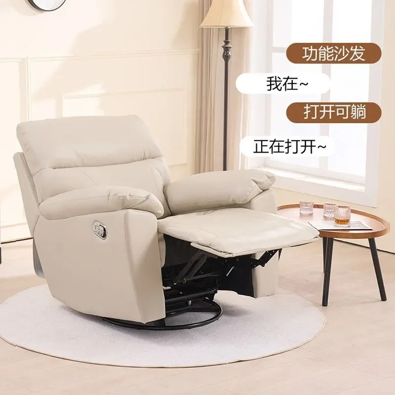 Multifunctional Recliner Chair with Massage and Manicure Features Rotating Rocking Single Sofa for Home Use