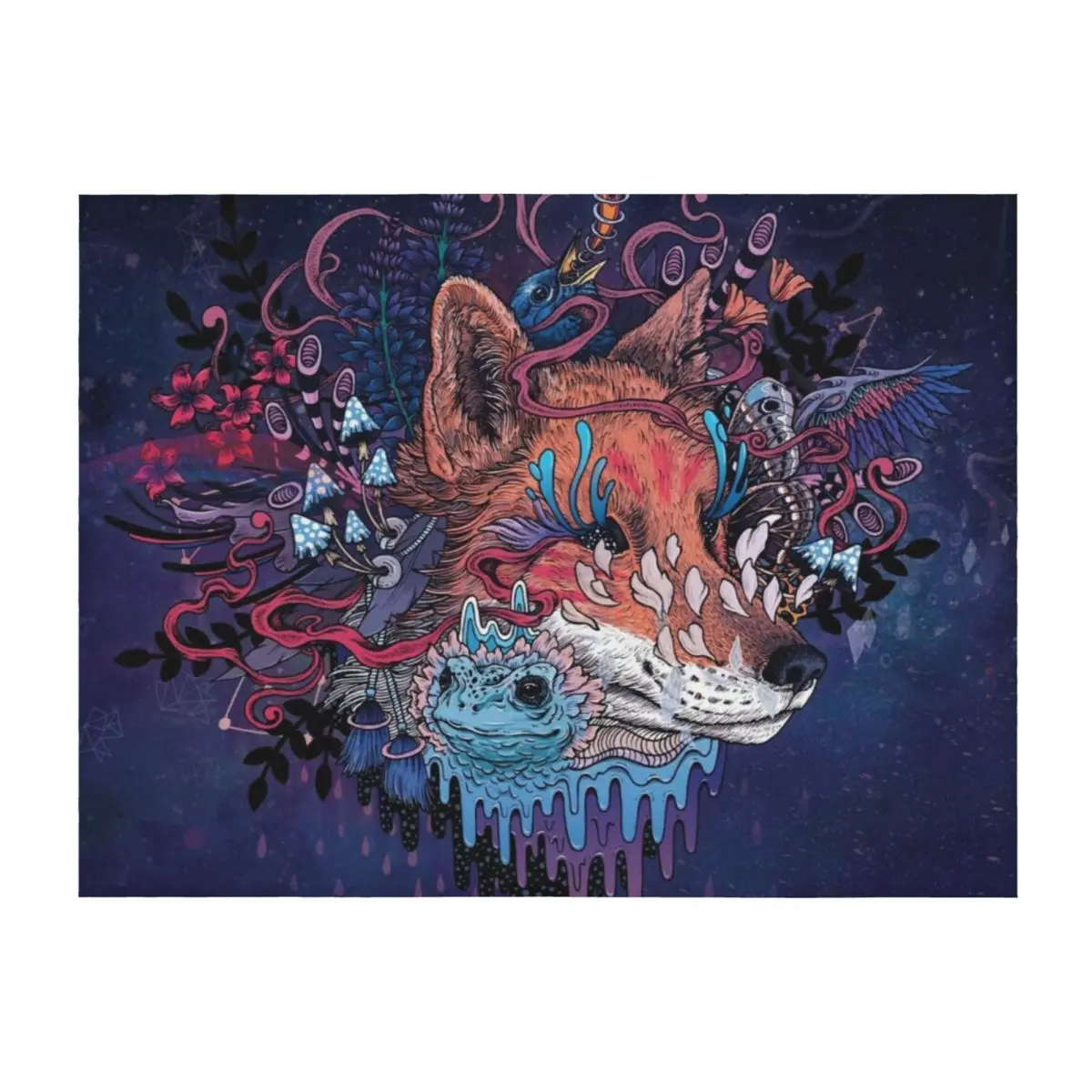 

Envoy (Kitsune) Throw Blanket Decoratives funny gift Sleeping Bag Soft Blankets