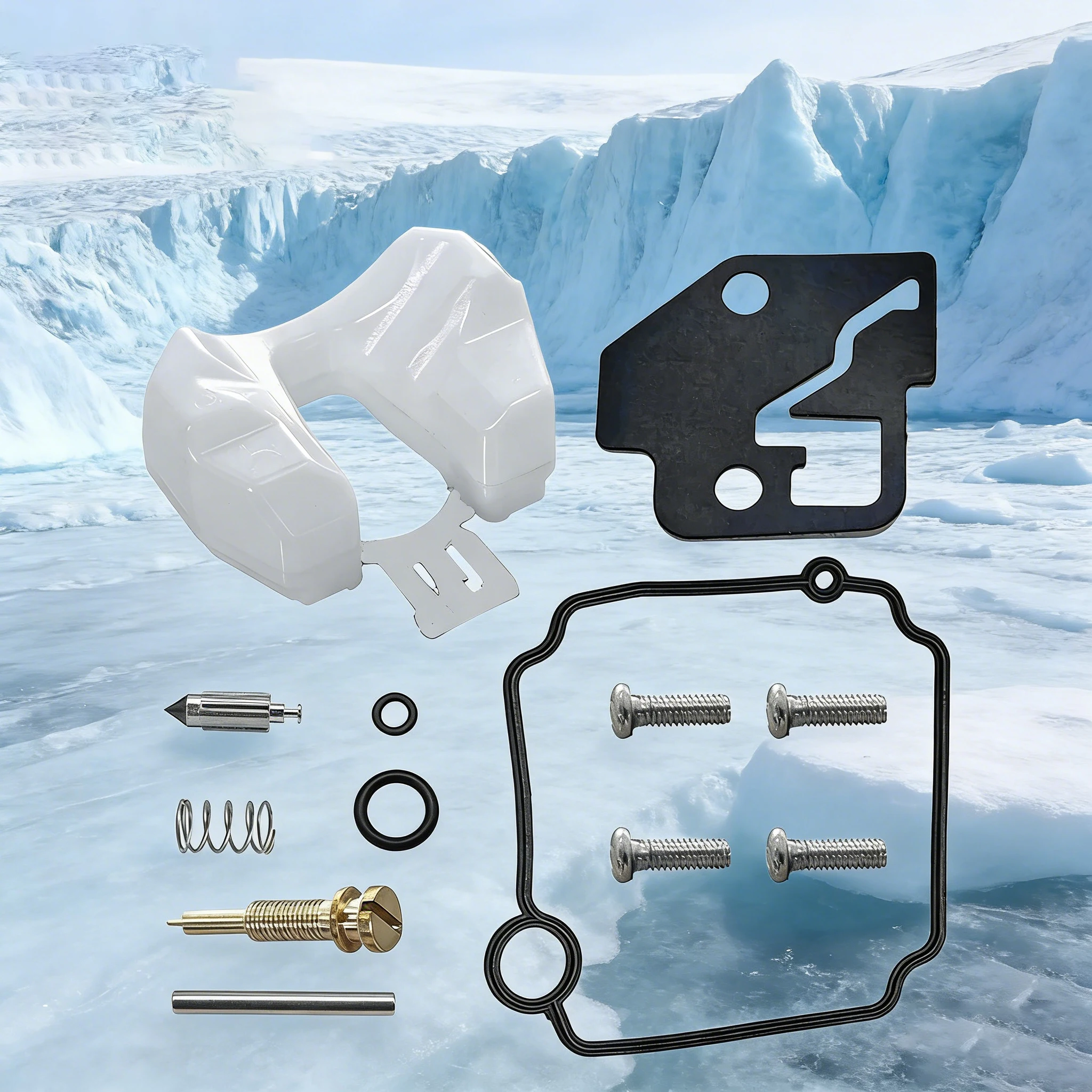 

Ремкомплект карбюратора 66M-W0093 для лодочных моторов Mercury 9.9 и 15 л.с., 4-тактный, замена 66M-W0093-01, 802706A, 18-7738