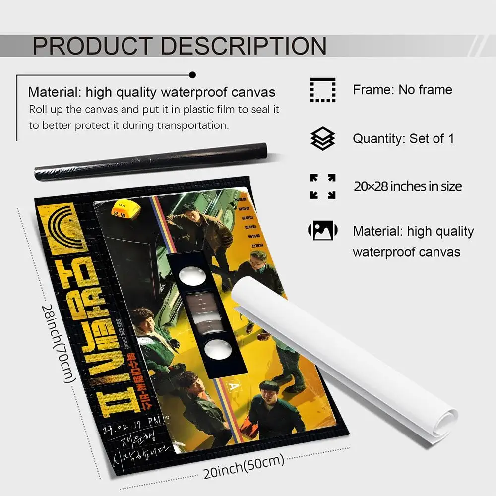 فيلم T_Taxi D_Driver لوحة رائعة الخط قماش الكتان ملصق جدار يطبع لغرفة المعيشة غرفة نوم مكتب ديكور المنزل #5