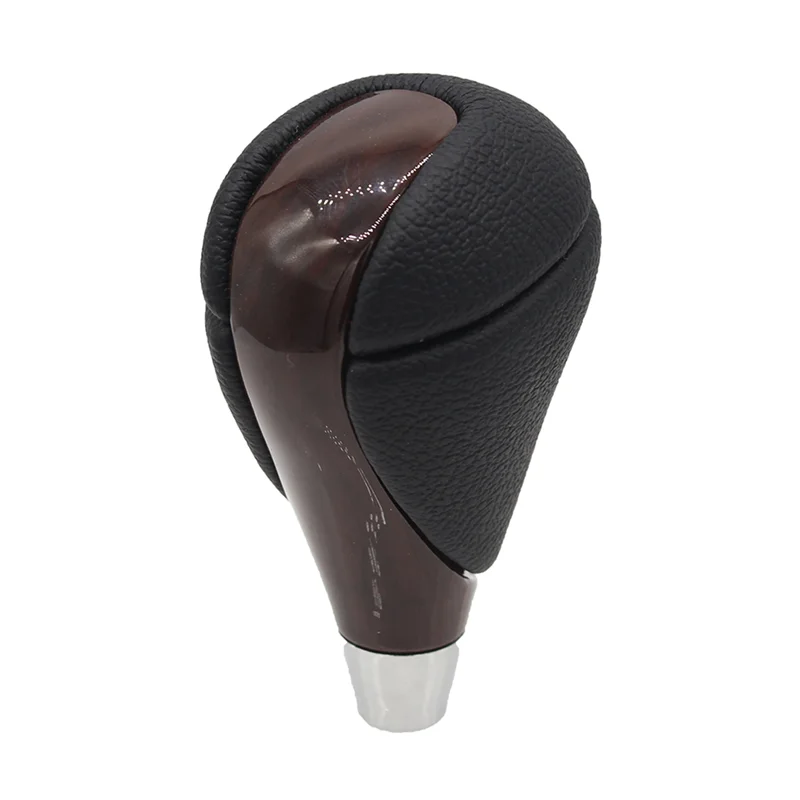 

5X Car Automatic Gear Shift Stick Knob Shifter Head For Lexus ES300 IS250 LS400 Toyota Estima Matrix Hilux Brown Wood