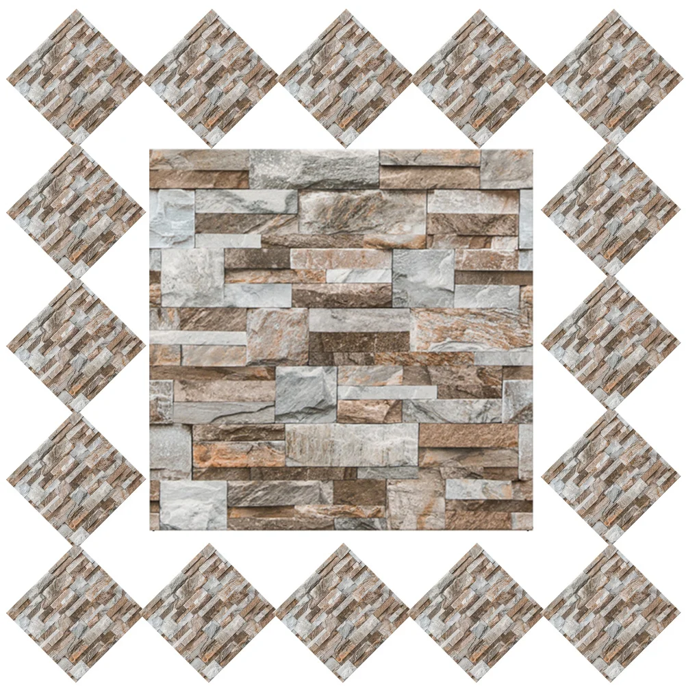 الرجعية الأزهار بلاط ملصقات قشر عصا بولي كلوريد الفينيل صور مطبوعة للحوائط للمنزل ديكور الحمام المطبخ الطابق بلاط لاصق قابل للإزالة