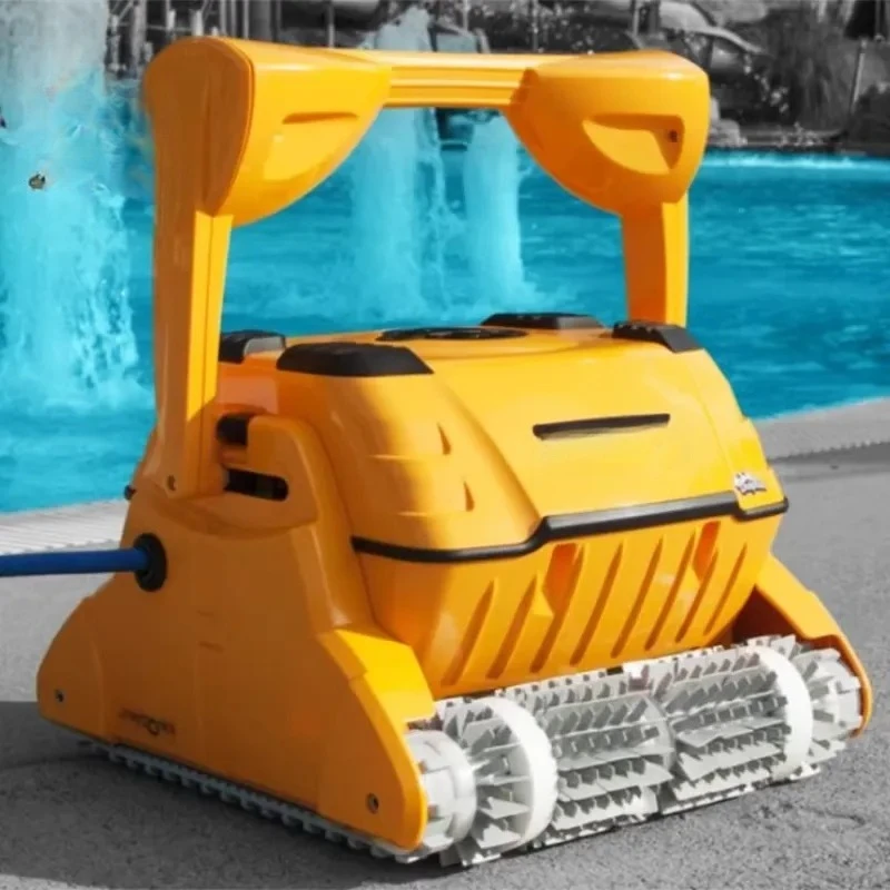 Stainless Steel Pool Cleaning Robot Waterproof Multifunctional Vacuum Filter Wall Climbing Automatic Swimming Pool