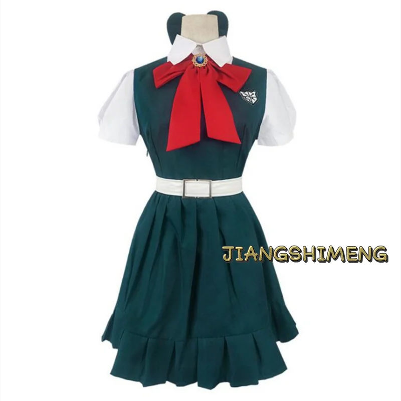 Anime Danganronpa 2 Despair Sonia Nevermind Cosplay Dress Woman Party Halloween Costume JK School Uniform and Wig