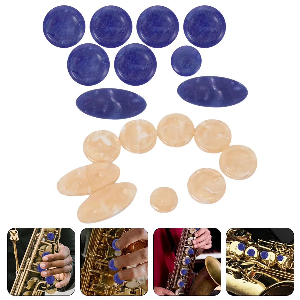 

18 Pcs Button Saxophone Repair Parts Key Accessories Alto Plastic Inlays Decor Wear-resistant Buttons