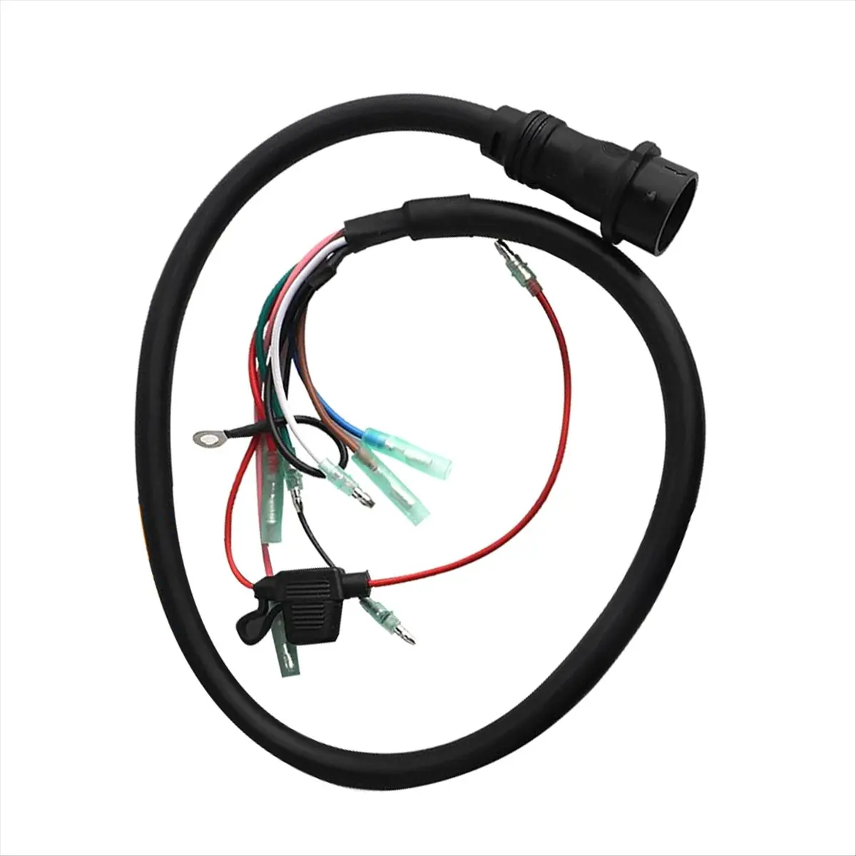 Compatible 689-82590-11-00 Wire Harness Assembly (7Pin) for Yamaha Outboard 2T 20HP 25HP 30HP 689-82590-11 Boat Engine Parts