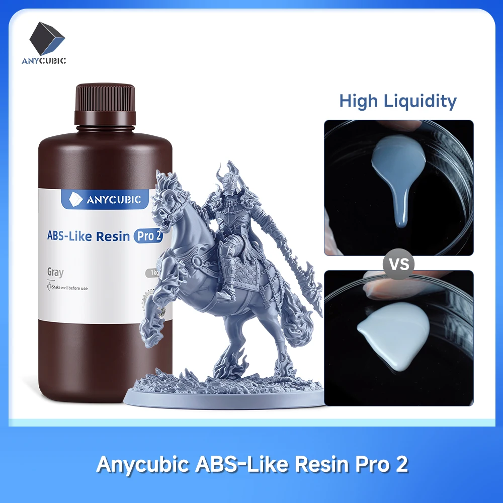 Image of Any cubic verbesserte abs pro 2 3d Drucker harz Härte und Zähigkeit 405nm UV-härten des Standard-Photo polymer harz für LCD