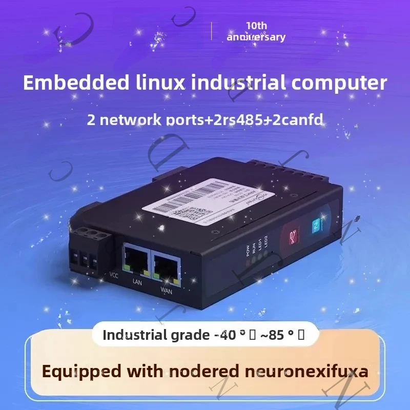 4G Embedded ARM Secondary Development Computing RK3506J Industrial Control CAN Remote EC100