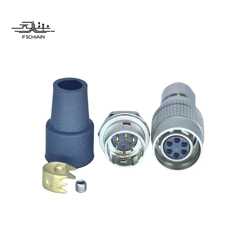 HR10A-7R-6P(73) Socket And Plug HR10A-7P-6S(73) Hirose Connectors For Aerospace And Industrial Cameras