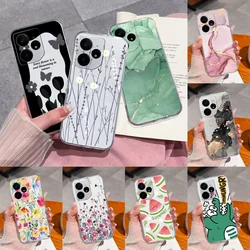For Realme Neo 7 Case Soft Gradient Transparent Phone Cover For Realme Neo7 Realmi Neo 7 Clear Shockproof Slim Back Covers Funda