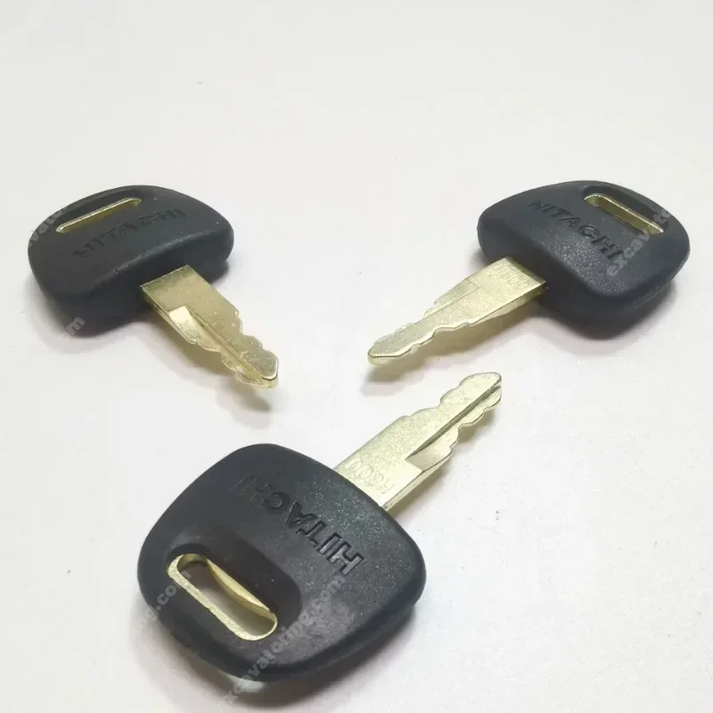 for Hitachi ZX excavator ignition key 10pcs original key, switch accessories, ZX60、70、120、200、210、450