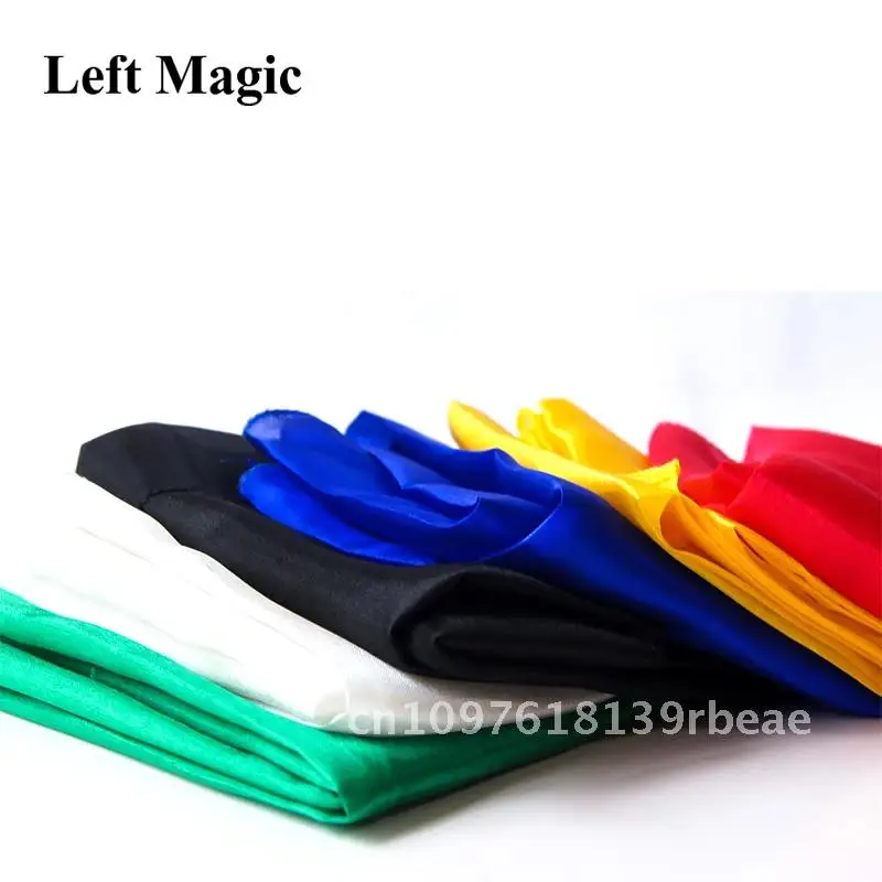 وشاح حريري ملون للخدع السحرية 60 × 60 سم دعامة سحرية قريبة أداة تعليمية تعليمية E3136