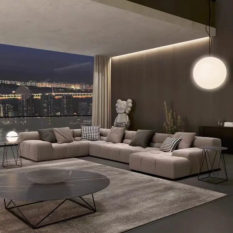 

High Class Sofa Set Furniture Modern U Shape Design Modern Luxury Sectional Couch Living Room Sofas for Home