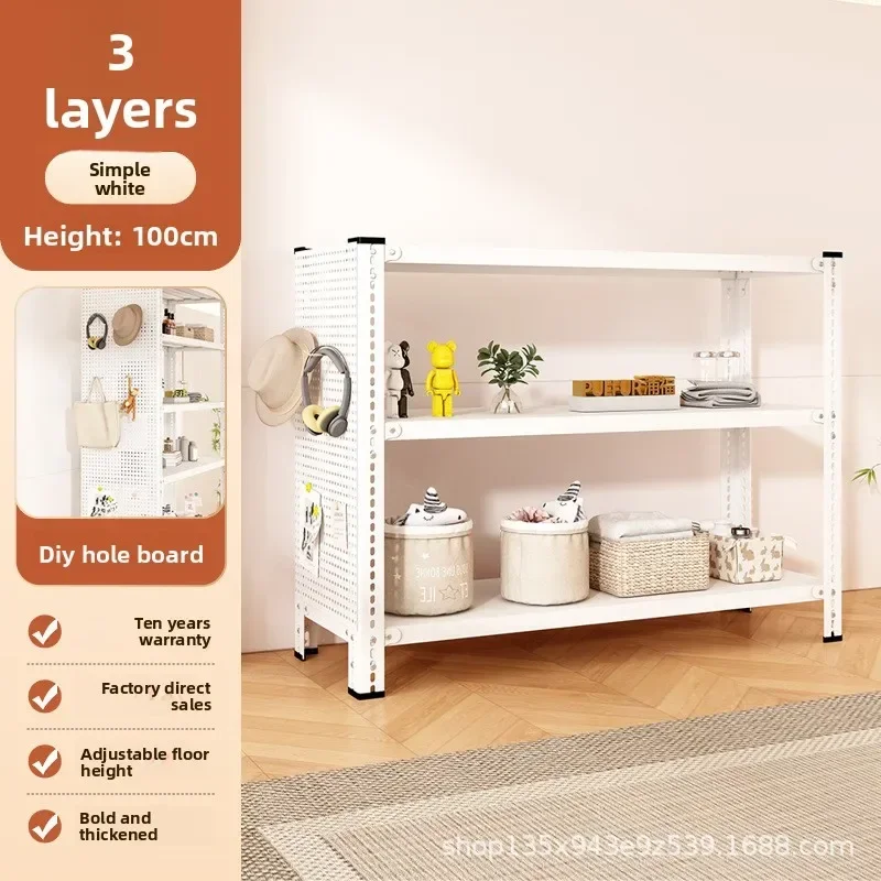 Household Goods Shelves With Holes And Plates Household Shelves Shelves Multi-layer Floor