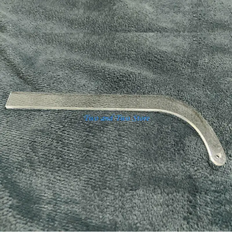 HX6F 10Pcs Acrylic Earrings Try-on Clear Try-Free Earrings Display Props Ear Display Curved Strip for Mall Retail