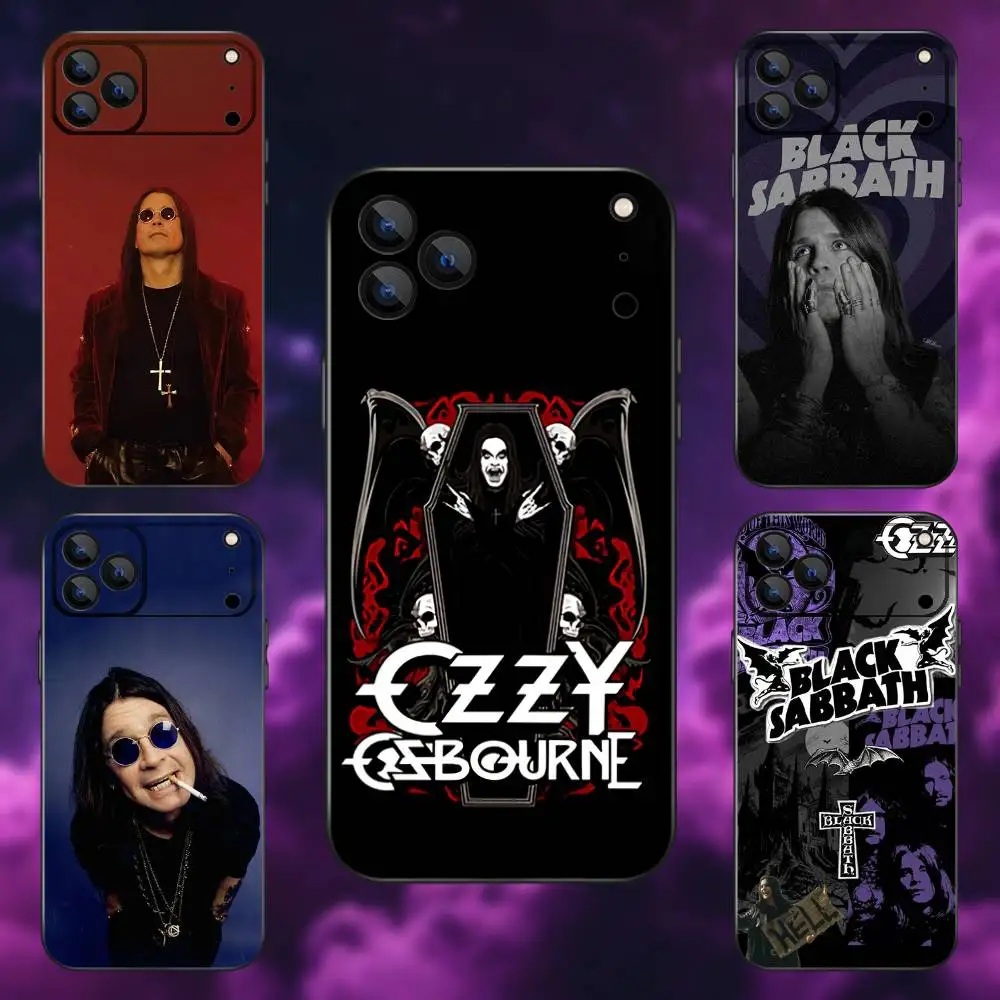 

O-Ozzy O-Osbourne Phone Case For iPhone 17,16,15,14,13,12,Pro,Max,Plus,E,SE4,Air,Mini Black Soft Box