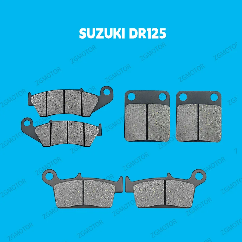 Front Or Rear Brake Pads For SUZUKI DR125E 1994-1995 DR125S 1985-1988 DR125SM 2008-2013 2009 2010 2011 2012
