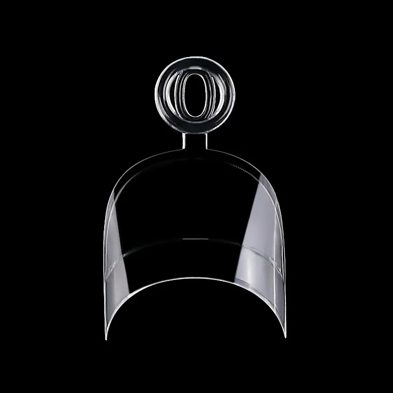 لوحة أظافر لوزية شبه منحرفة قصيرة جدًا مكونة من 240 قطعة، لوحة أظافر مزدوجة الأغراض مغطاة بالكامل وشبه شبه، رفيعة جدًا ولا تترك أثرًا