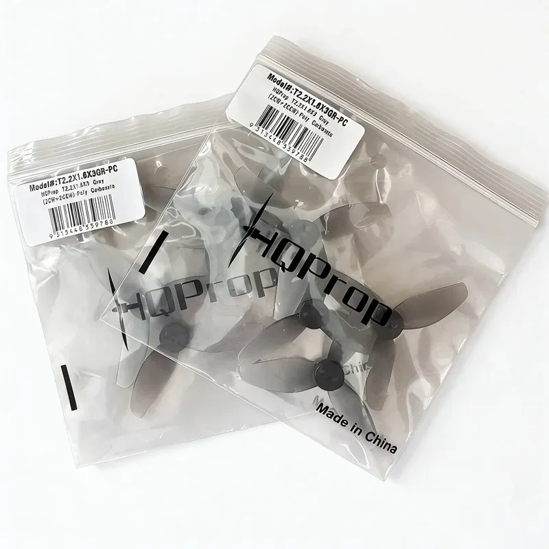 2Pairs HQProp T2.2X1.6X3 Propeller 2216 2.2inch FPV Props
