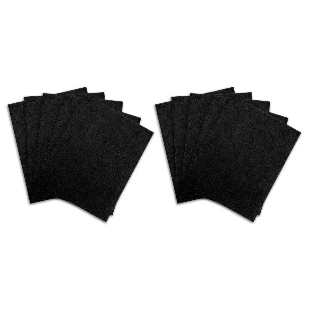 Einweg-Autofußmatten 50x40cm Universal Vliesstoff Saugfähige Auto-Fußpolster Schmutzabweisende Saubere Teppichauskleidungen Schwarz/Grau – Detail 4