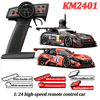 New Km2401 1/24 Drift Racing 2.4g Full Scale 30km/H High Speed Toy Car With Gyroscope/Led Lights  Kamtom Remote Control Car Gift
