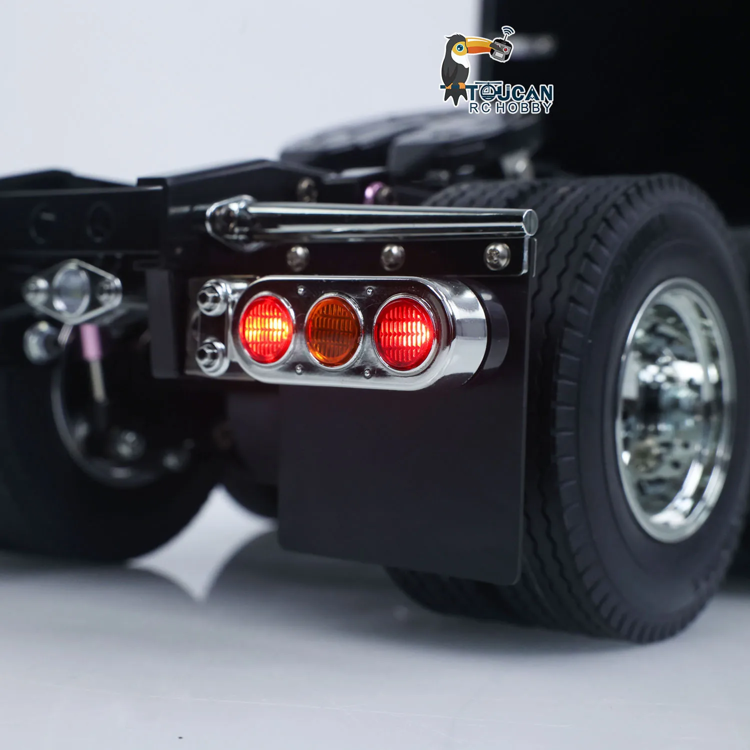 Camión Tractor RC 56314 personalizado 1/14 DIY TAMIYA Knight Hauler 6*4 camión de Control remoto modelo de coche vehículo de sonido ligero modelo de juguete