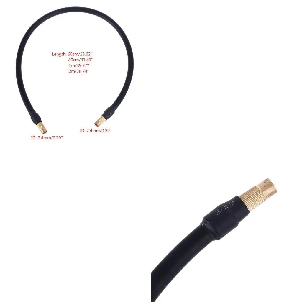  Universal Tire Air Inflator Connector Durable Car Motorbike Tire Inflation Tube Vehicle Wheel Tire Accessories