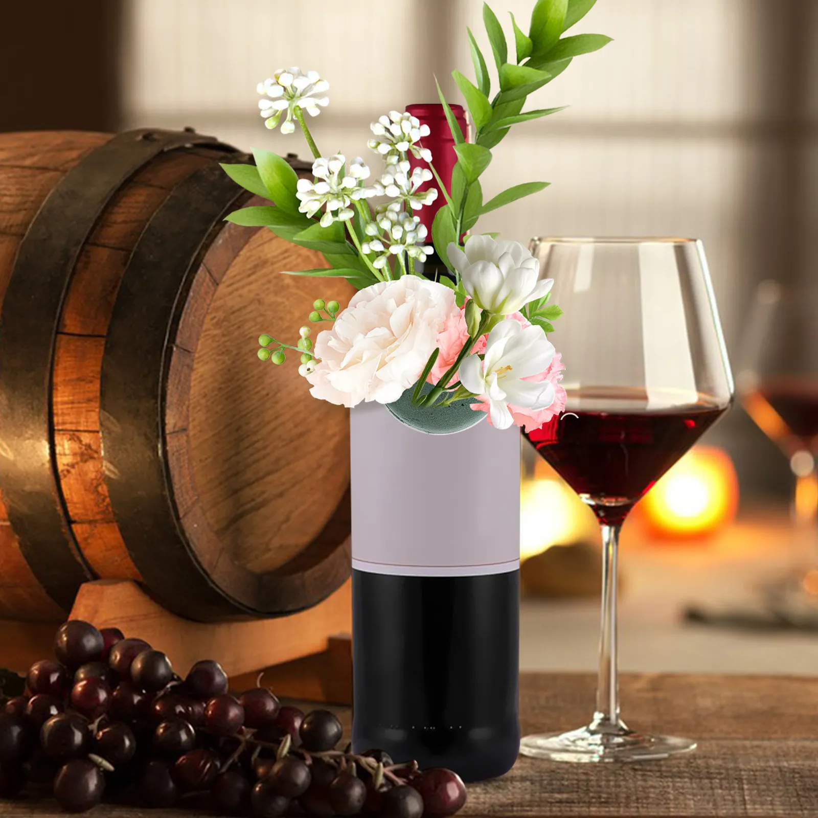 

12 шт. мини-блоков из флористической пены, круглые, влагоудерживающие, для цветочных композиций, основа для свадебных DIY-декораций, украшения бутылок, флористики