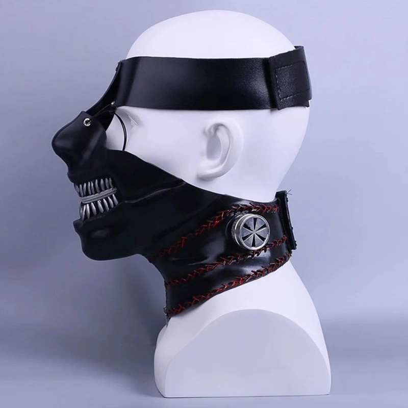 Kaneki Ken Cosplay Mask Movie Tokyo Ghoul One Eyed Ghoul Mask Halloween Carnival Props