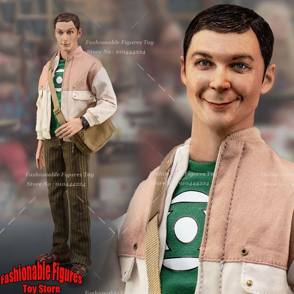 

BBK006 1/6 Men Soldier Sheldon Lee Cooper Physicist Full Set 12Inch Action Figure Body Best Fans Collection Model Toys