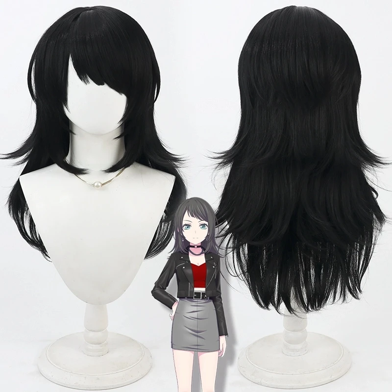 NEW BanG Dream! Yahata Umiri Cosplay Wig Ave Mujica Timoris Heat Resistant Synthetic Hair Halloween Party Role Play + Wig Cap