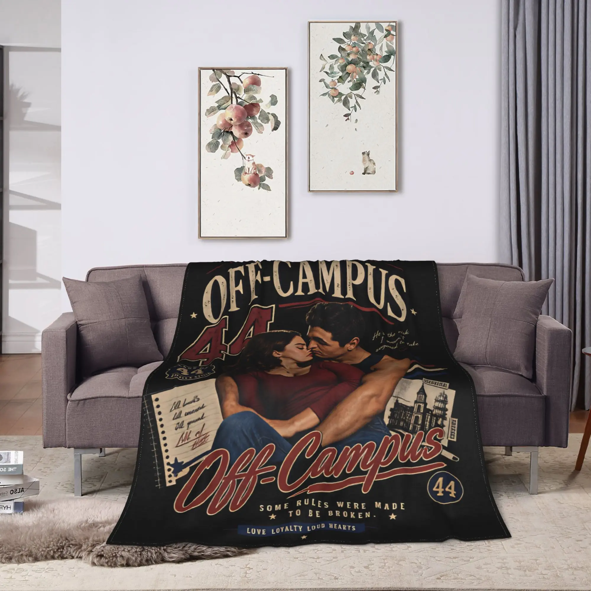Warm Blanket Picnic Off Campus Love Was Never Part of The Deal Throw Blanket Pattern  Bedspread For Sofa Home
