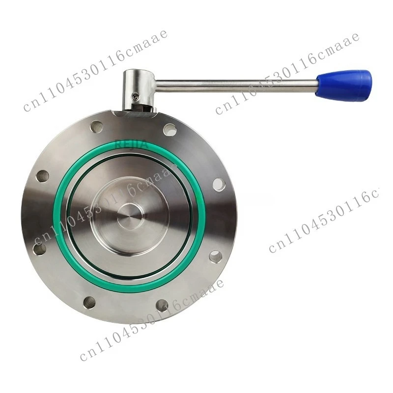 GI Vacuum butterfly Valve High Vacuum Full -cricket Inspection 304 Stainless Steel Manual butterfly Valve