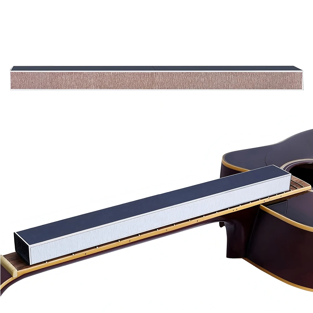 Fret Leveler with Sandpapers Sanding Block Level File Guitar Fret Leveling Sanding Beam for Guitar Repair Polishing & Maintenan