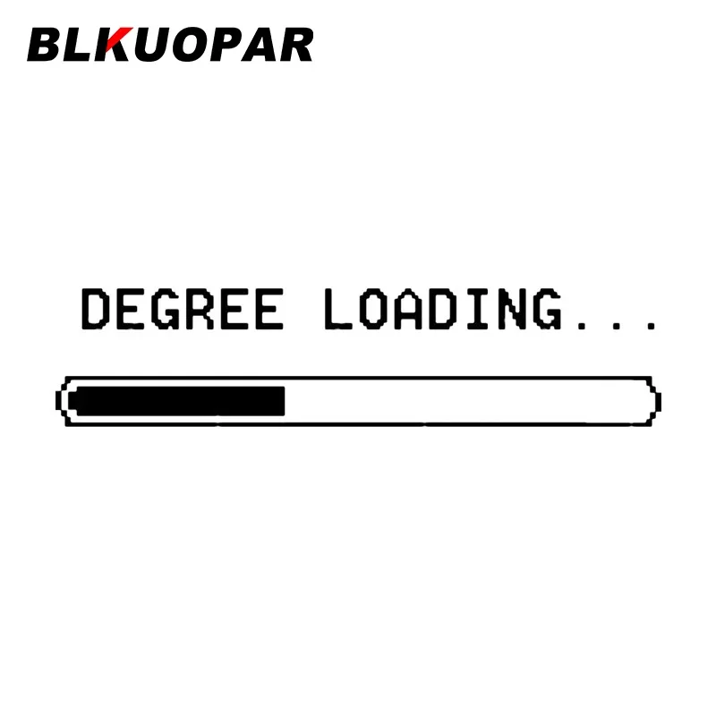 BLKUOPAR Degree Loading Car Sticker Sunscreen Waterproof Vinyl Die Cut Original Decal Air Conditioner VAN Car Door Protector