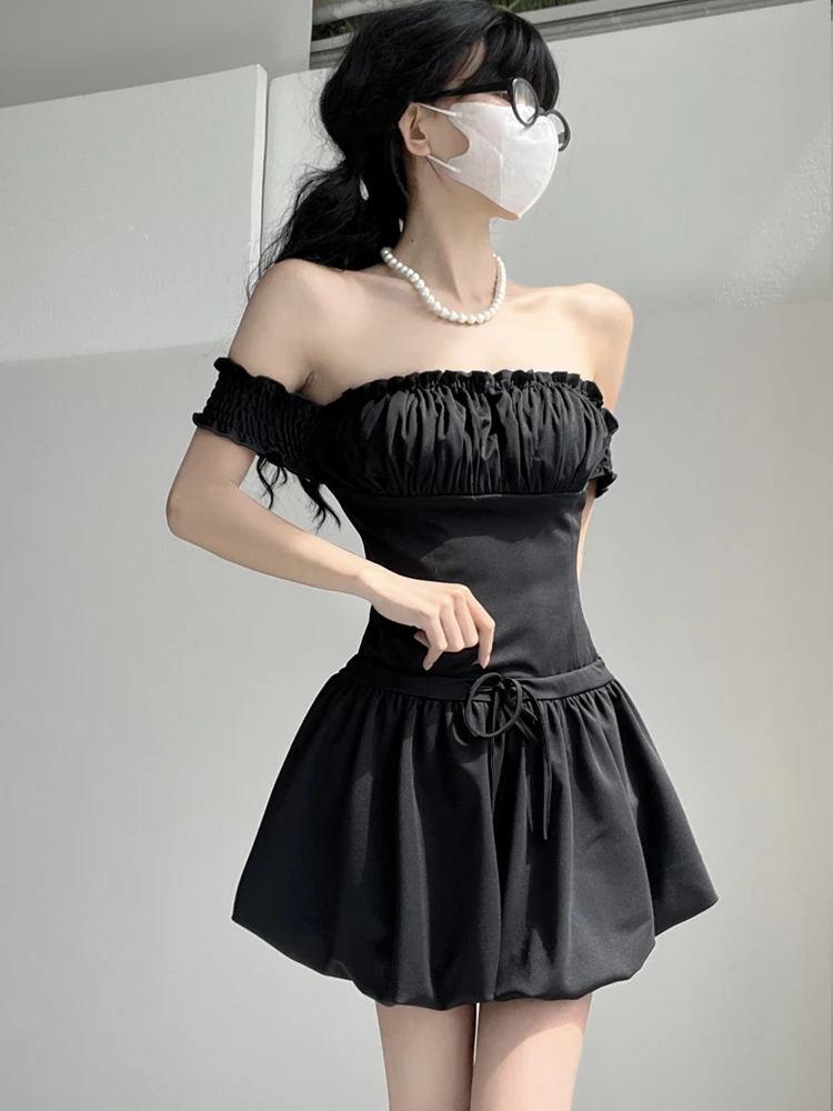 甘くてスパイシーなプリンスオートスカート、夏のセクシーなワンショルダービスチェ、バレエ、ドクターヴァイオン、ふわふわドクター